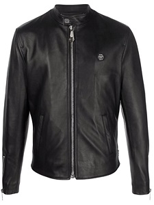 Philipp plein leather jacket